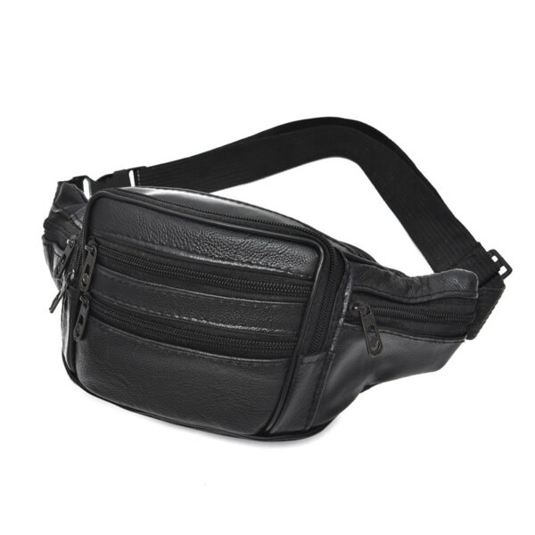 oly-c48b7f4656186d69ecf18aab0270cf87 Wholesale Explosions Genuine Leather Waist Bag Men's Satchel Multi-compartment Cowhide Waist Bag Men's Mobile Phone Bag Waist Bag Wear-resistant for Work