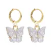 Wholesale Unisex Fashion Geometric Butterfly Alloy Artificial Pearls Earrings Drop Earrings