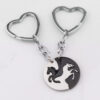 oly-c4c86c965c49bfe7ad88a993b871928f Wholesale Heart-Shaped Keychain Men's Stainless Steel Niche Keychain Accessories Ring Car Key Chain Pendant Jewelry