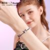 oly-c512e6c2d7e50c551effeb721b25fef4 Wholesale SLO Butterfly Bracelet Ig Niche Design Sweet Cool Spice Girl Bracelet Birthday Gift for Women OLY Exclusive