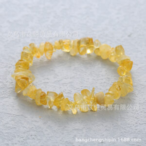 Citrine (color added) / Bracelet circumference is about 18cm