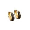 oly-c536ffdd8276e306d0df164a1b22ed3e Wholesale jewelry luxury temperament copper inlaid zirconium geometric oval ear buckle trend hip hop earrings a generation of hair