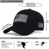 Wholesale American Flag Sport Outdoor Women's Baseball Cap With Curved Brim, Polyester Material And Embroidery Craft