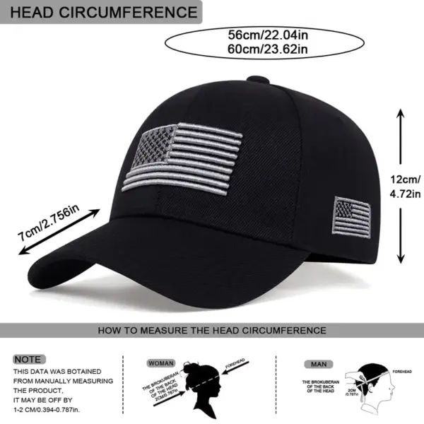 Wholesale American Flag Sport Outdoor Women's Baseball Cap With Curved Brim, Polyester Material And Embroidery Craft