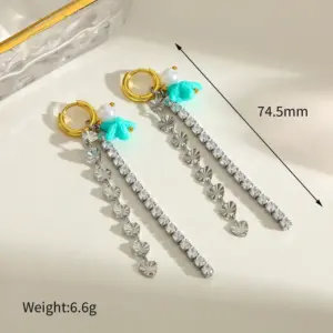 Colorful Starfish Earrings