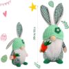 oly-c5c83084994d22514f7b01baddbabaa7 Wholesale Easter faceless doll checkered rabbit ears desktop decoration rabbit holiday decorations
