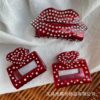 oly-c5dbb79f3a9176f3003302e21c2bd50d Wholesale Acetic Acid Love Red Lip Grab Clip Heavy Industry Diamond Hair Clip Light Luxury High-end Shark Clip Valentine's Day Hair Accessories Headdress