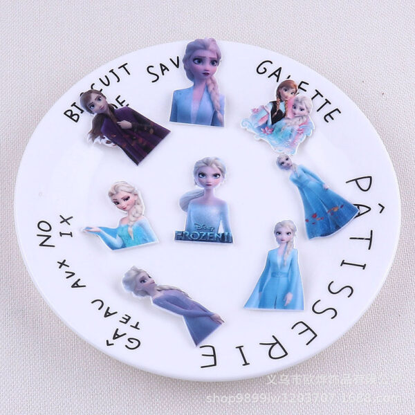 Wholesale Cartoon acrylic girl heart bag pin accessories pendant creative mobile phone patch DIY patch OLY Exclusive