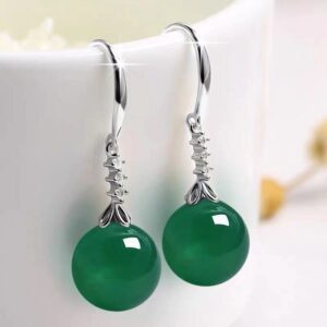 Silver stone 12mm "green]