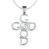 Wholesale stainless steel AMAZING GRACE necklace faith English name gift