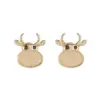 Wholesale Men's Copper Cattle Cufflinks For Wedding, French Style With Electroplated Finish