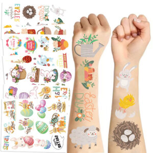 Wholesale Popular cross-border holiday Easter tattoo stickers waterproof holiday party children disposable tattoo stickers batch