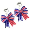 oly-c69c4bbcdb0f5c52be18ae9809db4f65 Wholesale July 4th Ladies Children's No Piercing Ear Cuff Acrylic Firework Earrings Simple Geometric Pattern Jewelry Accessories