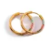 Wholesale 1 Pair Glam Modern Style Circle Inlay Copper Zircon Earrings
