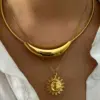 Wholesale 316L Stainless Steel Sun Waterproof Non Tarnish Surgical Steel Lady Cable Chain Pendant Necklace For Women's