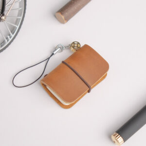 Brown / Top layer cowhide super mini TN book (32 sheets, 64 pages)