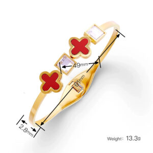61049 red shell + white diamond