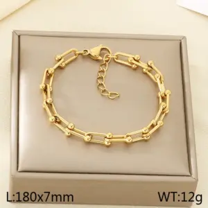 Gold Bracelet KB208457-GC