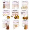 oly-c6fafe489d88b51db64e2e5c1db4f855 Wholesale Selling Earrings Fashion Set Tassel Earrings Bohemian Style Leaf Geometry 6 Pairs of Earrings