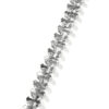 Wholesale Copper cross bracelet with zircon stones