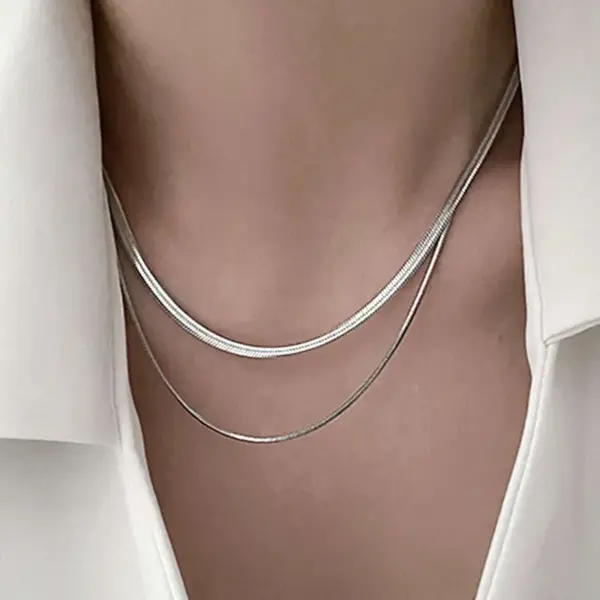 Wholesale 304 Stainless Steel Flower PVD Coated 18K Real Gold Plated Vintage Style Waterproof Non Tarnish Plating Inlay Box Chain Lobster Trigger Clasp Closure Gold Necklace