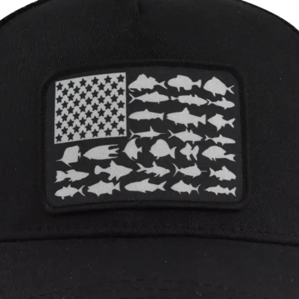Wholesale Unisex Modern Style Classic Style American Flag Curved Eaves Baseball Cap