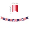 Wholesale American Independence Day Party Decoration Triangle Flag Custom Banner Decoration Festive Atmosphere Party Supplies