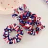 Wholesale American Flag Hair Tie Made Of Cloth, Multicolor Hair Accessory For Independence Day And Summer