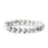 Wholesale Retro Solid Color Beaded Natural Stone Bracelets