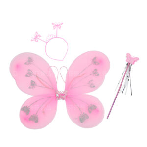 Pink (fairy stick + plastic headband) / Free size