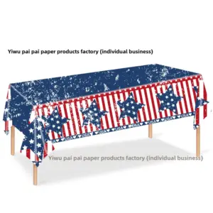 Stars Independence Day Tablecloth 137*274cm