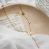 Wholesale High-grade Light Luxury LOVE Tassel Necklace Chain Women's Summer Collarbone Chain Simple Niche Woolen Chain Without Fading Valentine's Day