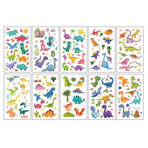 Dinosaur A series 10 sheets/set / 68*120MM