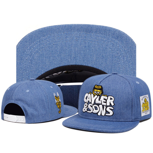 oly-c86dab34fc3e5ba6954574fead8b346a Wholesale Selling Garfield Garfield Embroidered Hip-hop Flat Cap Men's and Women's Baseball Cap Sunshade Hip-hop Cap