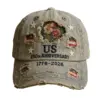 oly-c8817f4dc0315cfe8b7f29d3af79f276 Wholesale Unisex Breathable Polyester Hat with Curved Brim Featuring Printing for America's 250th Anniversary - Nihaojewelry