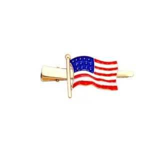 Flag Barrettes