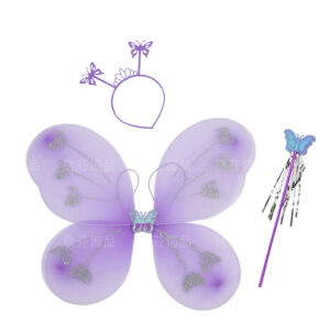 Purple (fairy stick + plastic headband) / Free size