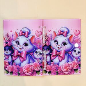A7-mary cat notebook (with inner pages and buckles)