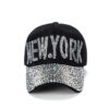 Wholesale YORK Baseball Cap Rhinestone Fashion Men's and Women's Casual Cap Outdoor Sun Protection Sun Hat