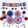 Wholesale Independence Day Party Paper Flag For Festive Tablecloth Decoration