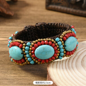 Braided natural stone bracelet (style 1)