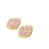 Wholesale Flower 304 Stainless Steel Simple Style Classic Style Ear Studs