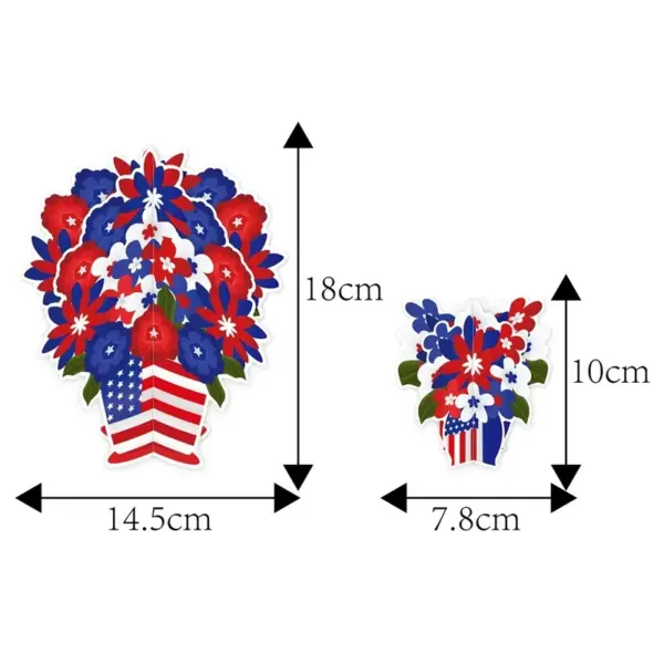 Wholesale Independence Day Party Paper Ornaments For Festive Event And Party Supplies