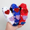 Wholesale Halloween Star Headband Pearl Rhinestone Fabric Party Hair Accessories Shiny Heart Moon Rose Bow Simple Ladies