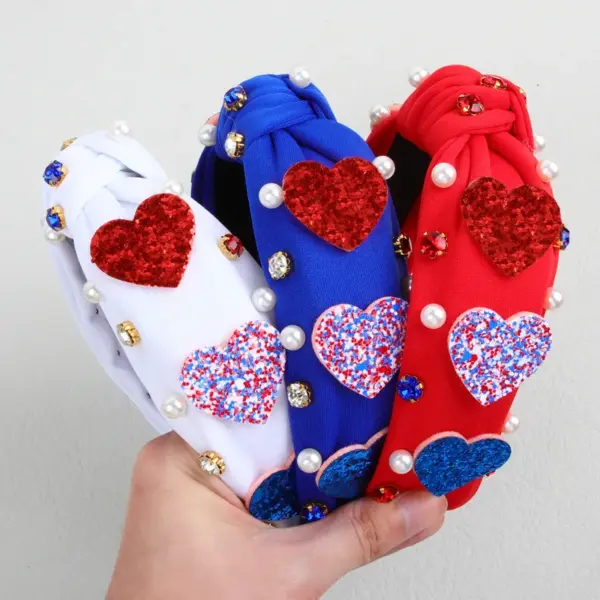 Wholesale Halloween Star Headband Pearl Rhinestone Fabric Party Hair Accessories Shiny Heart Moon Rose Bow Simple Ladies