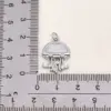 Wholesale 1 Pc/Package Copper 18K Gold Plated White Gold Plated Jellyfish American Flag Fish Pendant DIY Jewelry Accessories