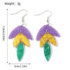 oly-c923b523f890f8be9457ca67220db0d0 Wholesale Carnival Lobster Mask Crown Tri-color Acrylic Earrings Women's Earrings