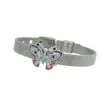 Wholesale Butterfly Bezel Setting Bracelet For Women In 304 Stainless Steel With Zircon Inlay And 0.03µm PVD Coated Gold Plating