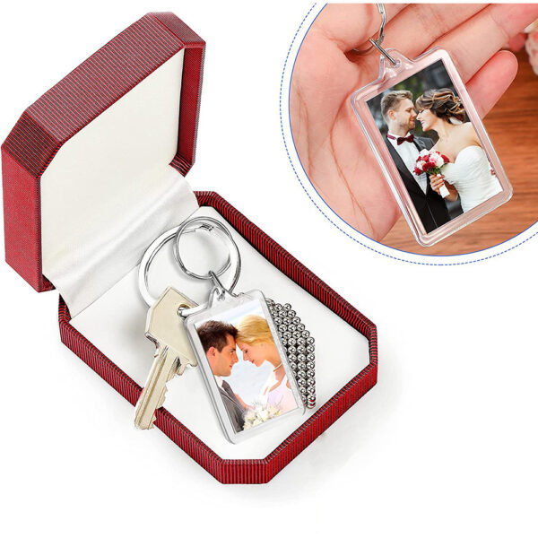oly-c9678e87bc210815141fadaf4c079c74 Wholesale Photo Frame Plastic Blank Keychain Pendant Ps Photo Souvenir Decorative Buckle Creative Cut Out DIY Gift Key
