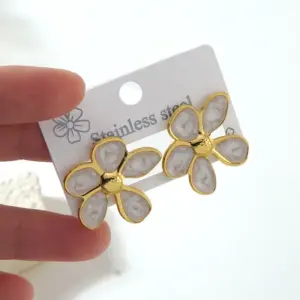 FY6198EH-Flower Earrings